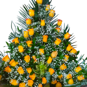 Cascada Dorada de Rosas