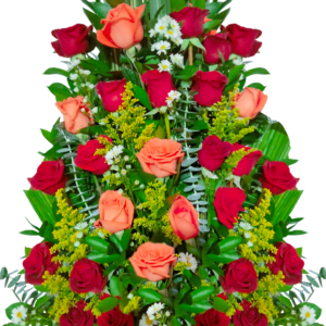 Escalinata Coral de Rosas