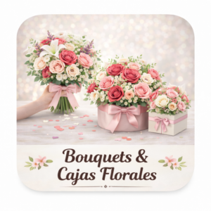 Bouquets y cajas